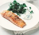 Salmon with vegetables