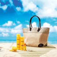 Holiday bag for cosmetics