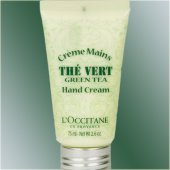 green tea handcream