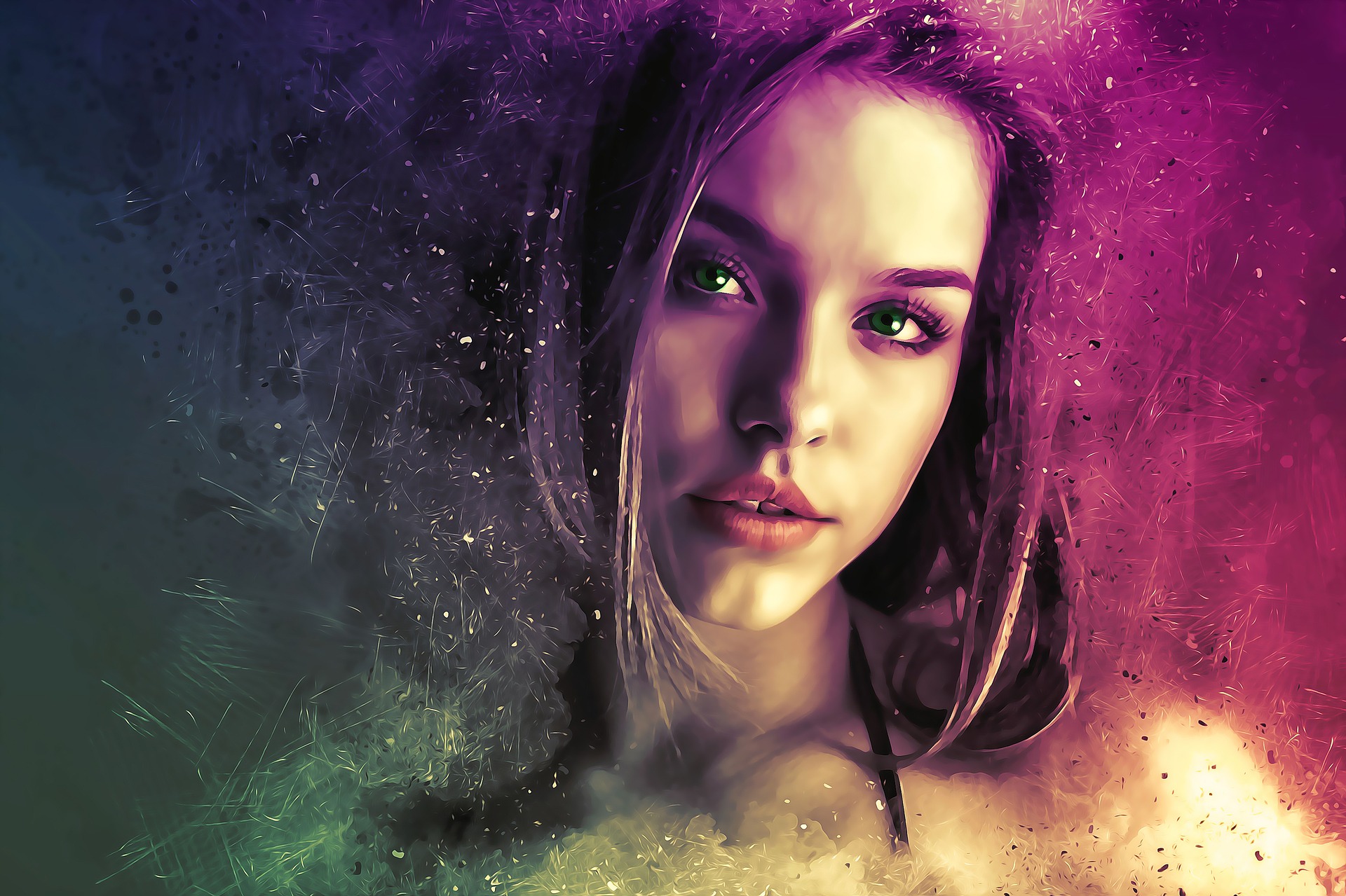 woman face