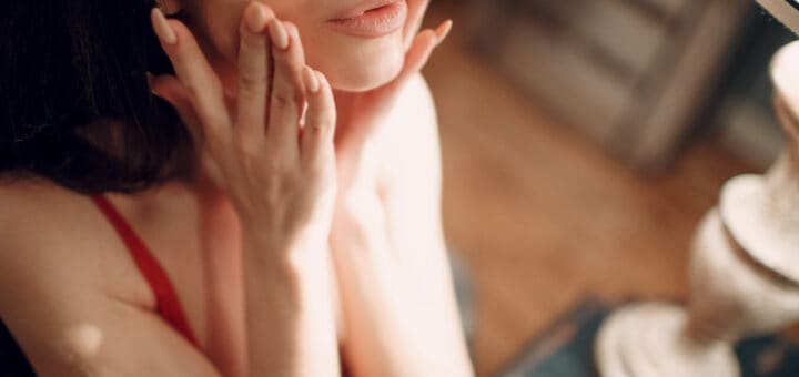 Face skin care for woman